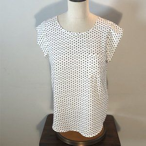 ALICE BLUE - Bushnell One Pocket Blouse (Small, White)